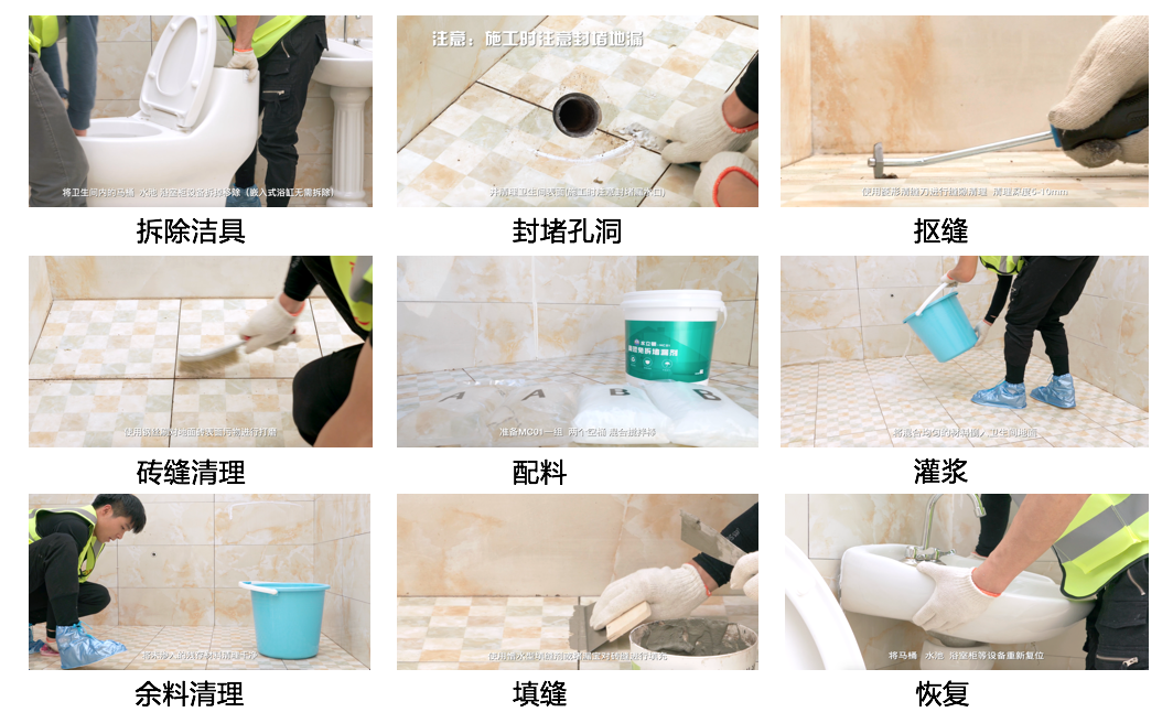 龙8国际 卫生间漏水，如何不砸砖就能搞定？